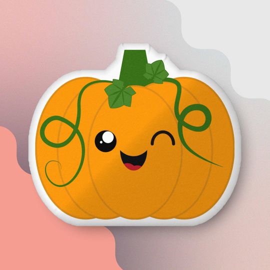 Discover Cute Pumpkin Shaped Pillow, Fall Pumpkin Pillow Decor Design B