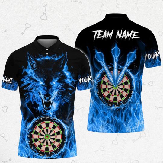 Wolf Men's Polo Shirt, Gift For Him