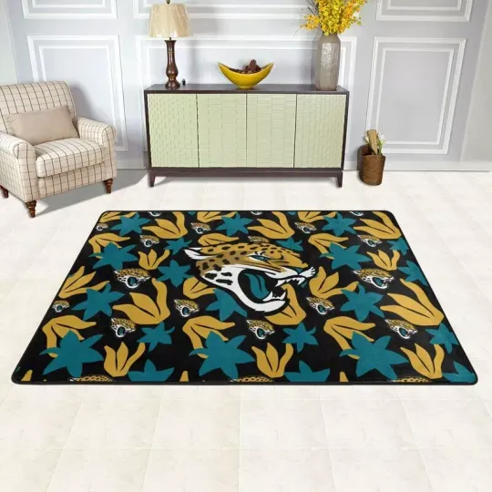 Discover Jacksonville Jaguars Printed Carpet Anti-skid Floor Mat Decorative