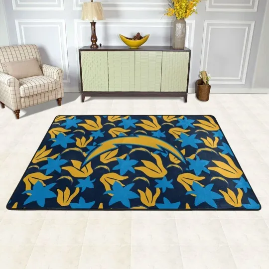 Discover San Diego Chargers Printed Carpet Anti-skid Floor Mat Decorative