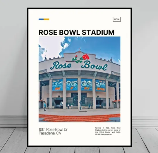 Discover Rose Bowl Stadium Print | UCLA Bruins Poster