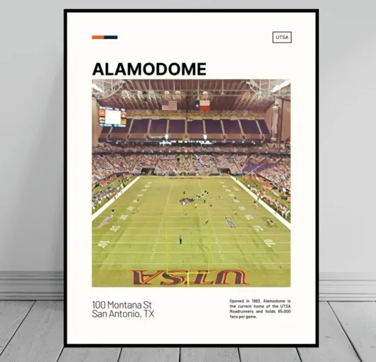 Discover Alamodome Print | UTSA Roadrunners Poster