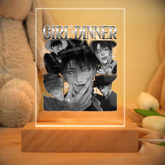 Discover Kpop Demon Hunters Night Light,Kpop Saja Boys LED Lamp,Demon Hunters Fan Art,Acrylic Gift For Kpop Saja Boys Fan,Kpop idol Group Night Lamp