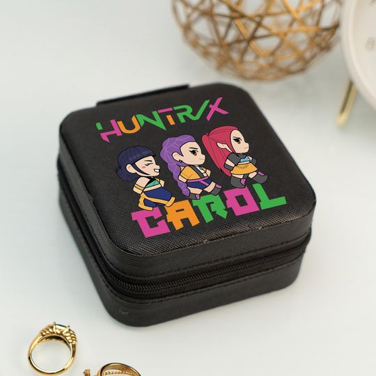 Discover Cute Huntrix Jewelry Box, Kpop Fan Jewelry Case, Girls Travel Jewelry Case, Anime Lover Jewelry Storage, Kawai Christmas Gifts for Her