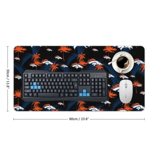Discover Denver Broncos Desk Mat Protect The Desk Printed Table Mat Decoration