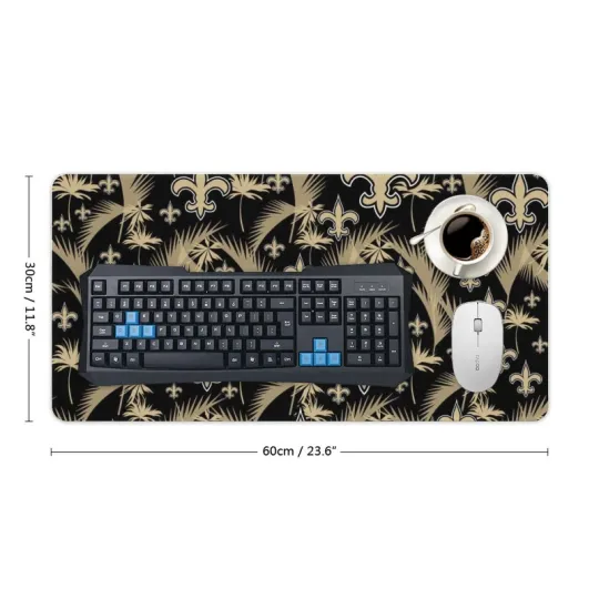 Discover New Orleans Saints Desk Mat Protect The Desk Printed Table Mat Decoration