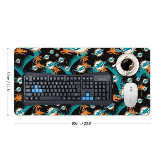 Miami Dolphins Desk Mat Protect The Desk Printed Table Mat Decoration