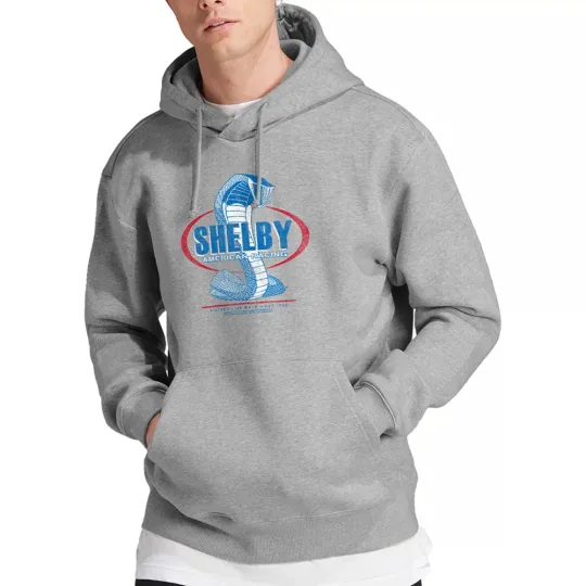 Discover Carroll Shelby American Racing Hoodie Athletic Heather