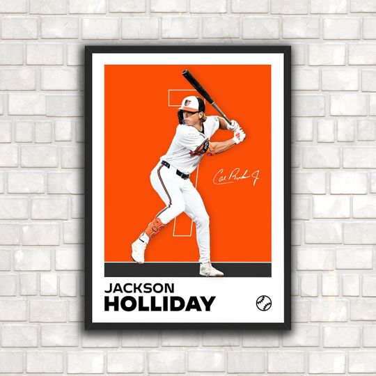 Discover Jackson Holliday Poster - Minimalist Baseball Art Print for Fans! DIGITAL DOWNLOAD