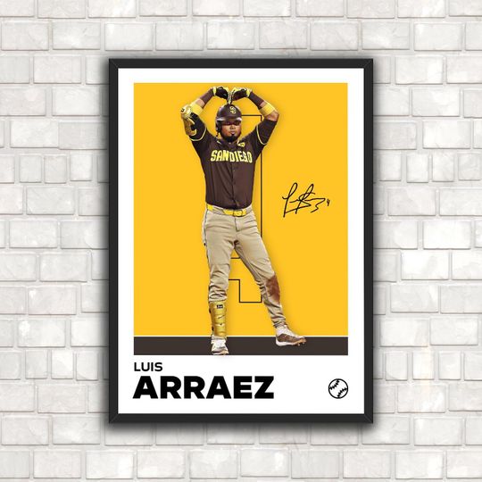 Discover Luis Arraez Poster - Minimalist Baseball Art Print for Fans! DIGITAL DOWNLOAD