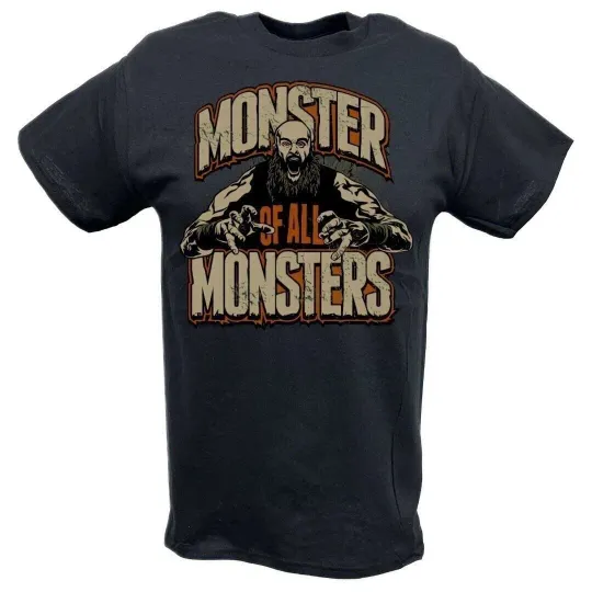 Discover Wrestling Entertainment Braun Strowman Monster Of All Monsters Black T-shirt