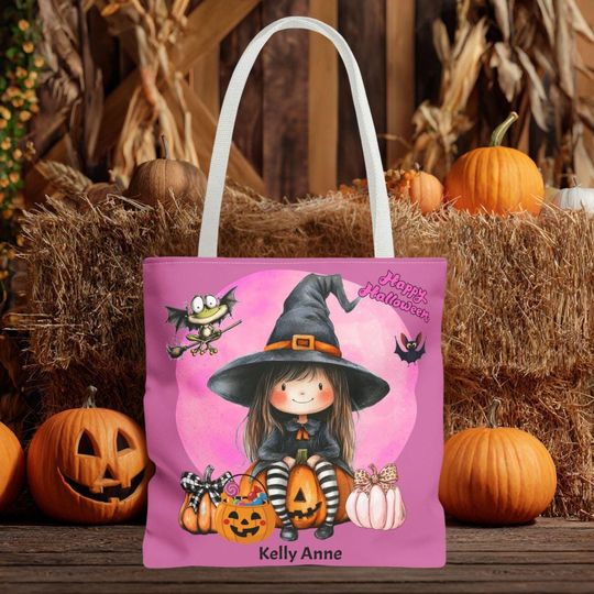 Discover Halloween Witch Tote Bag: Spooky Fall Accessory