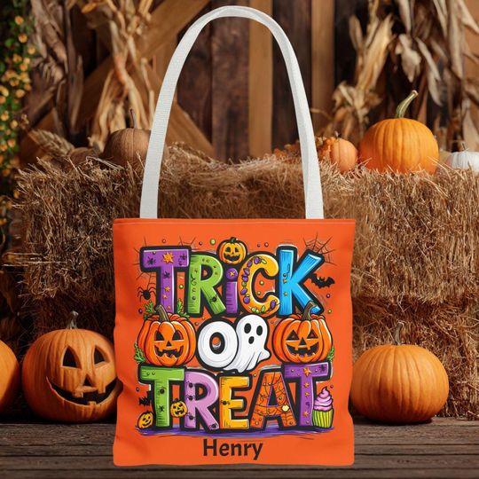 Discover Halloween Trick or Treat Tote Bag: Spooky Season Accessory