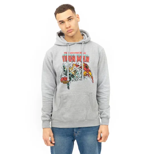 Marvel Men’s Iron Man Blast Hoodie