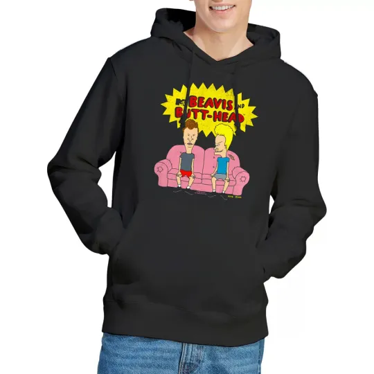 Beavis And Butthead Couch Logo OG Hoodie