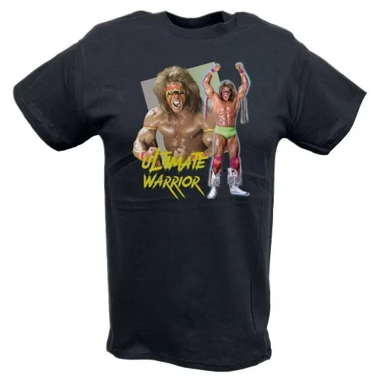 Discover Wrestling Entertainment Ultimate Warrior Victory Pose Mens T-shirt