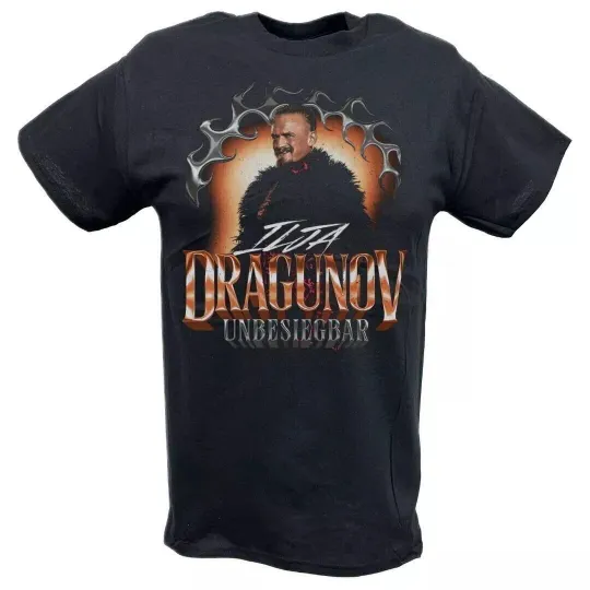 Discover Wrestling Entertainment Ilja Dragunov Unbesiegbar Black T-shirt