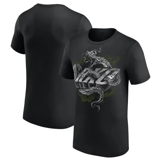 Discover Wrestling Entertainment RANDY ORTON “RKO METAL” BLACK T-SHIRT