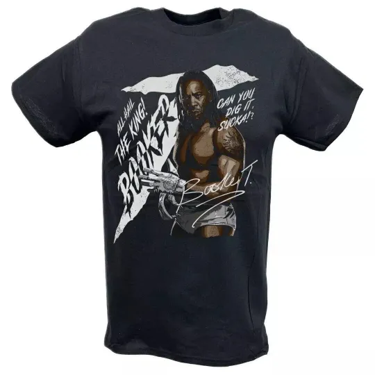 Discover Wrestling Entertainment Booker T All Hail The King Black T-shirt