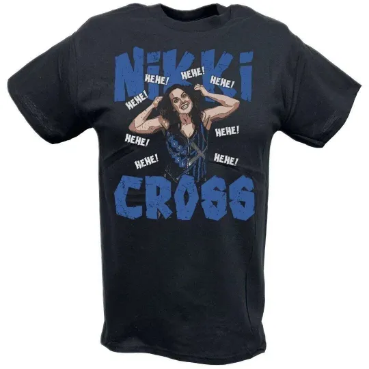Discover Wrestling Entertainment Nikki Cross HeHe Black T-shirt