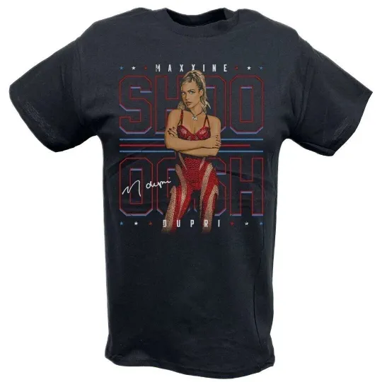Discover Wrestling Entertainment Maxxine Dupri SHOOOOSH Black T-shirt