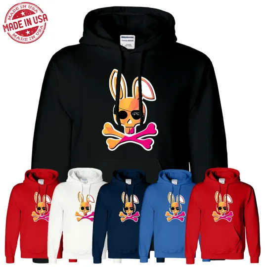 Discover Pirate Bone Rabbit Unisex Hoodie Graphic Novelty Gift