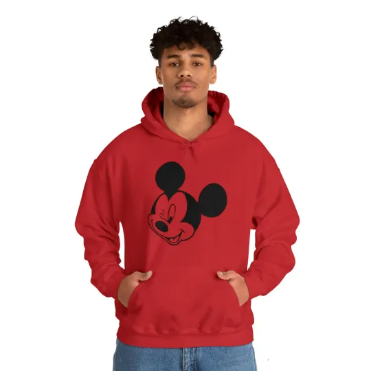 Mickey Mouse Winking Eye Unisex Hoodie