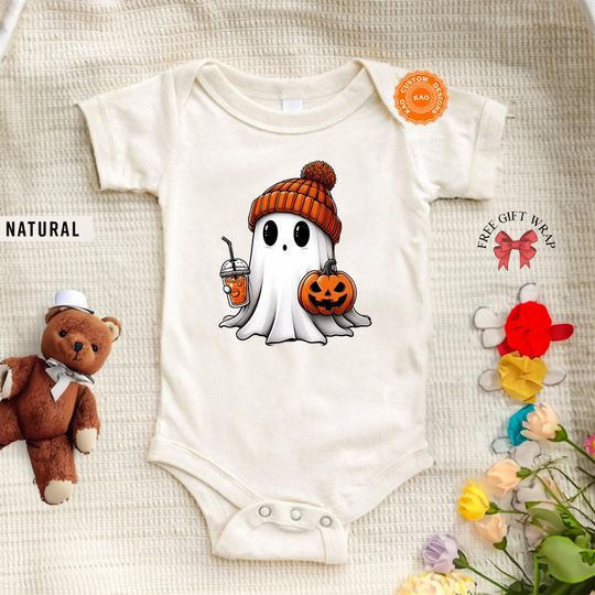 Discover Cute Halloween Ghost Onesie for Toddlers and Babies