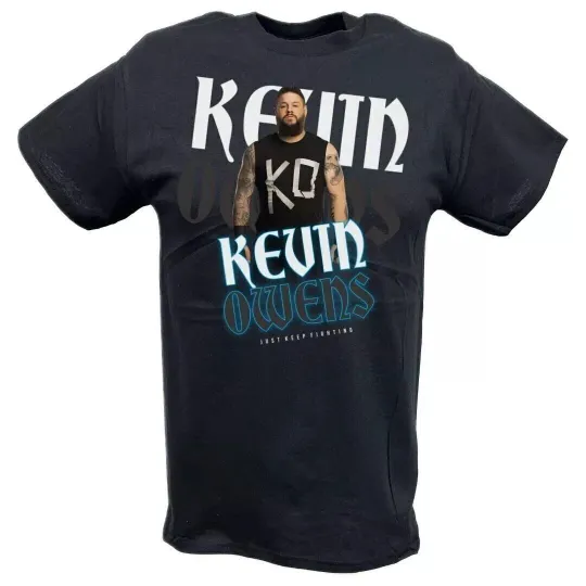 Discover Wrestling Entertainment Kevin Owens Pose Black T-shirt