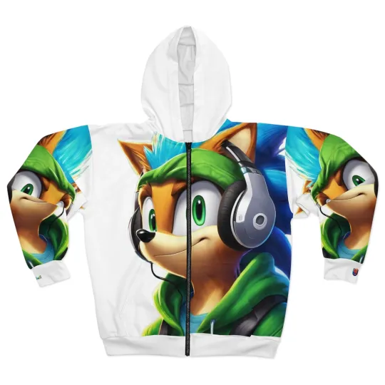 Discover Unisex 3D Zip Hoodie AOP