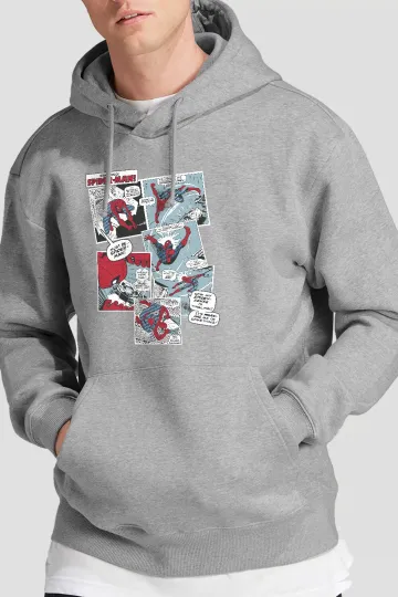 Discover Spiderman Panel Collage Men's Hoodie