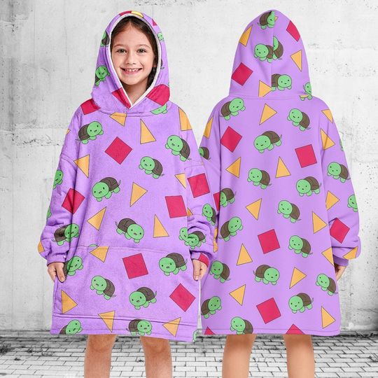 Zoey Blanket Hoodie, Kpop Demon Hunters Costume Shirt, Zoey Huntrix Cosplay Shirt, Zoey Turtle Hoodie With Pocket, Halloween Gift