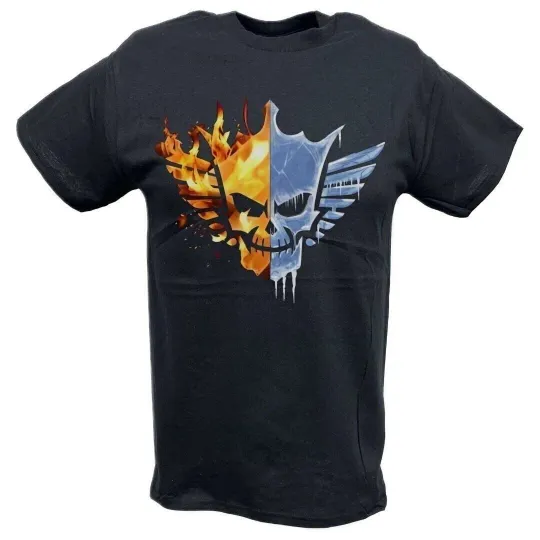 Wrestling Entertainment Cody Rhodes Fire And Ice American Nightmare Logo T-shirt