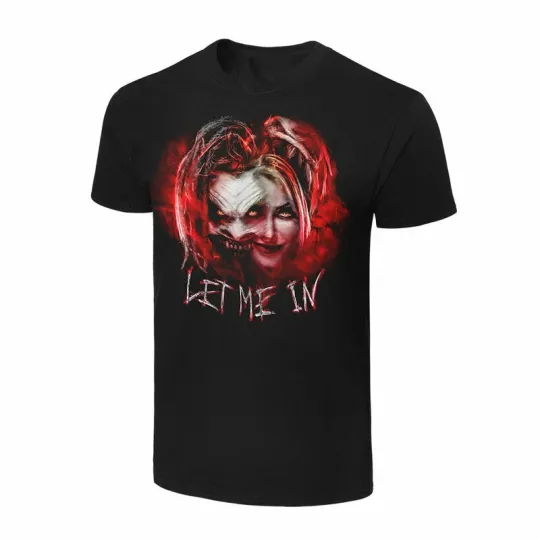 Discover Wrestling Entertainment THE FIEND & ALEXA BLISS “LET ME IN” BLACK T-SHIRT ALL SIZES