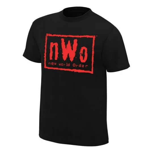 Discover Wrestling Entertainment NWO WOLFPAC BLACK & RED T-SHIRT WW ALL SIZES
