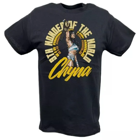 Discover Wrestling Entertainment Chyna 9th Wonder Belt T-shirt Black