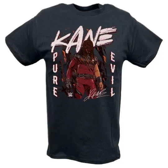 Discover Wrestling Entertainment Kane Pure Evil Black T-shirt