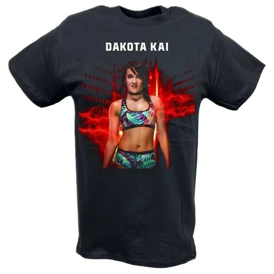 Discover Wrestling Entertainment Dakota Kai Red Fire T-shirt