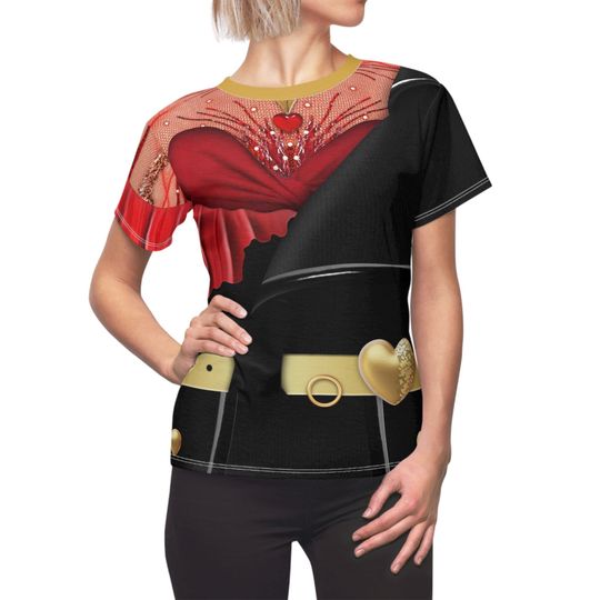 Queen of Hearts Descendants 4 Women's Shirt, Rise of Red Costume, Musical Fantasy Cosplay, Off With His Head, Idea Fashion for runDisney