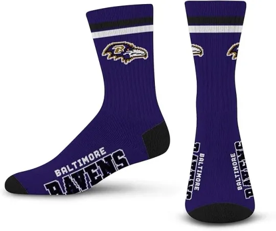 Discover Baltimore Football Team Socks, Sport Socks