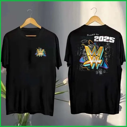 Wrestling Entertainment Class Of 2025 Black T-Shirt All Size S-5XL