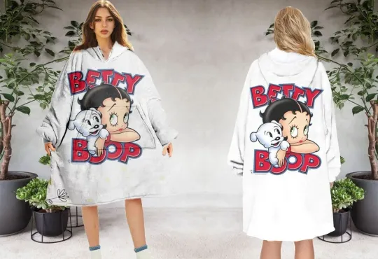 Discover Personalized Bettyyy B00p Blanket Hoodies, Gifts for Friends, Xmas Gifts Kids