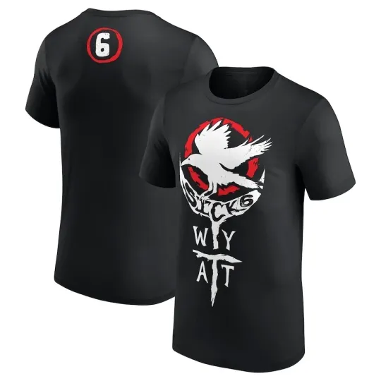 Discover Wrestling Entertainment WYATT SICKS GRAPHIC BLACK T-SHIRT ALL SIZES