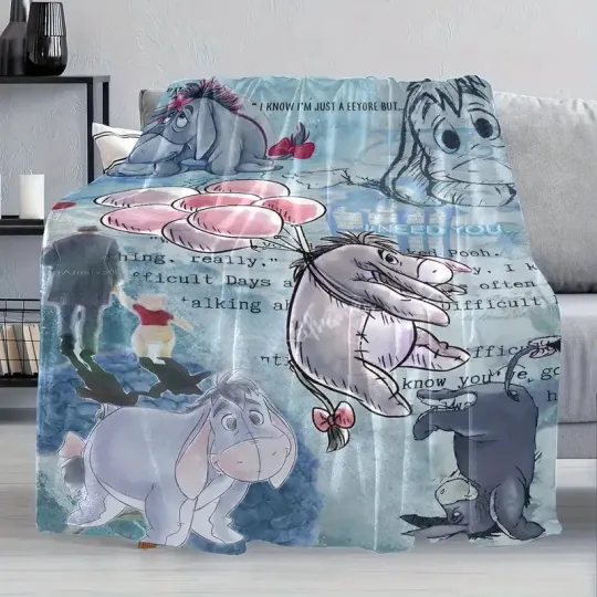 Discover Vintage Eeyore Donkey Winnie The Pooh I Know I'm Just A Eeyore Blanket