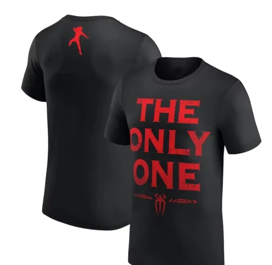Wrestling Entertainment Roman Reigns The Only One Black T-Shirt