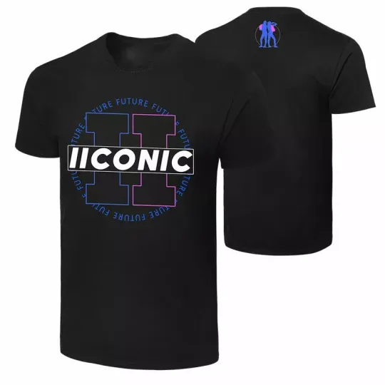 Discover Wrestling Entertainment THE IICONICS “FUTURE” BLACK T-SHIRT ALL SIZES