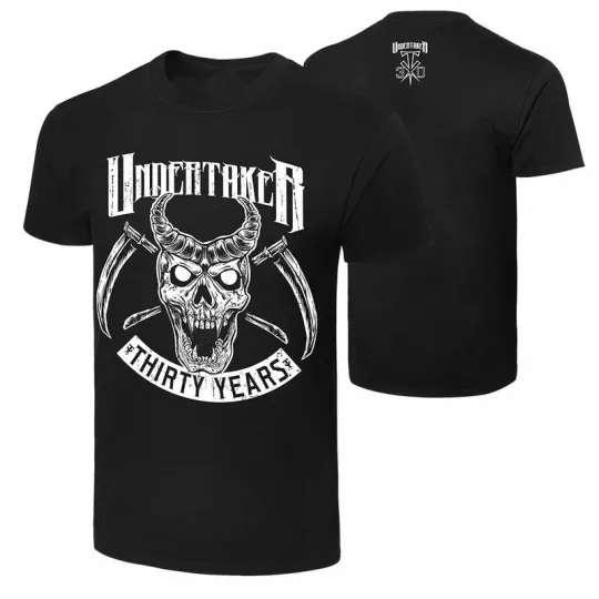 Discover Wrestling Entertainment Undertake 30 YEARS “DEMON SCYTHES” BLACK T-SHIRT