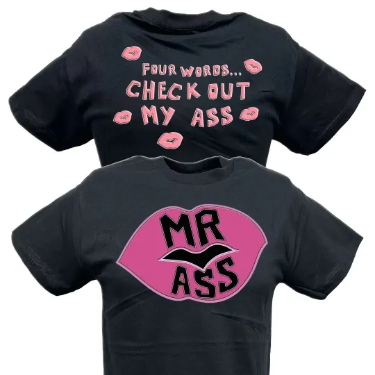 Discover Billy Gunn Four Words Wrestling Entertainment Mens Black T-shirt