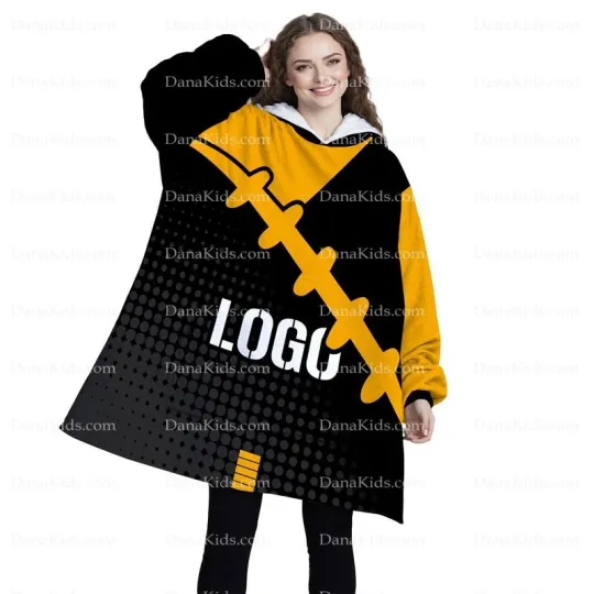 Discover Custom Pittsburgh Football Team Blanket Hoodie Personalized Name Number Oversize