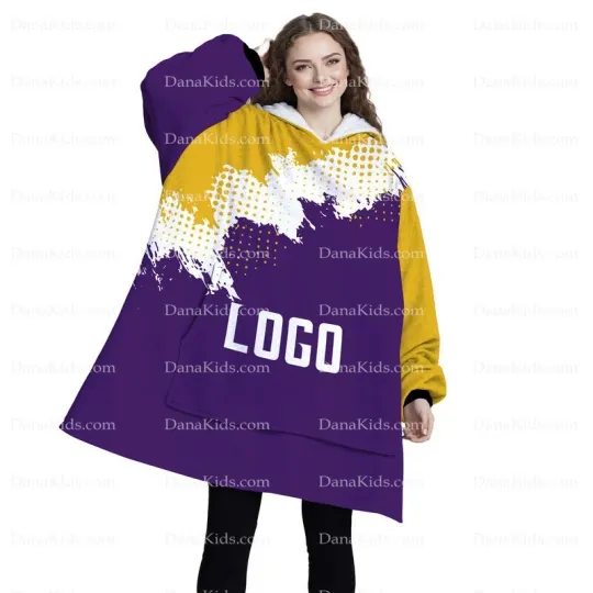Discover Custom Minnesota Football Team Blanket Hoodie  Personalized Name Number Oversize